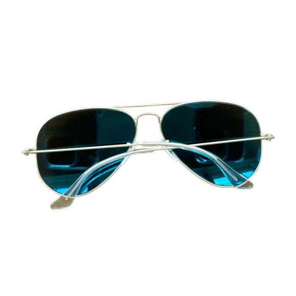 RAY-BAN Aviator Flash Lenses Blue - Picture 3 of 7